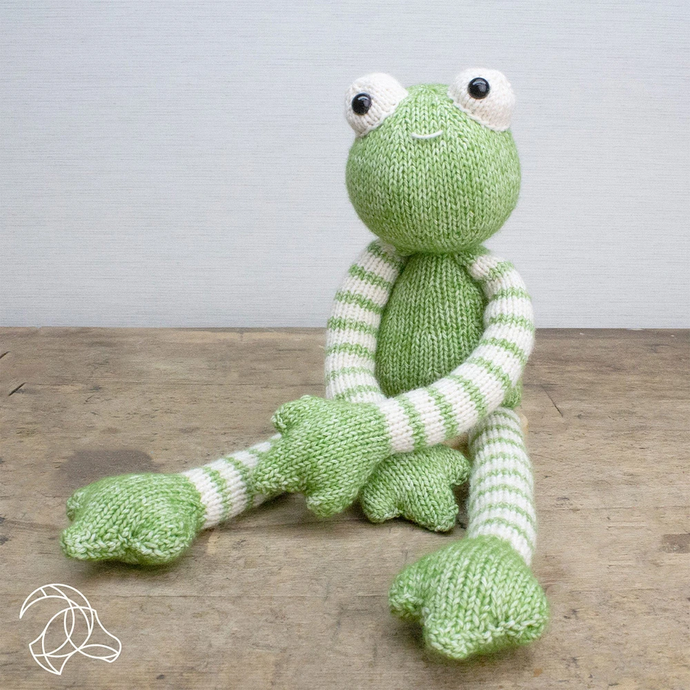 Kit tricot DIY - Tinus la grenouille