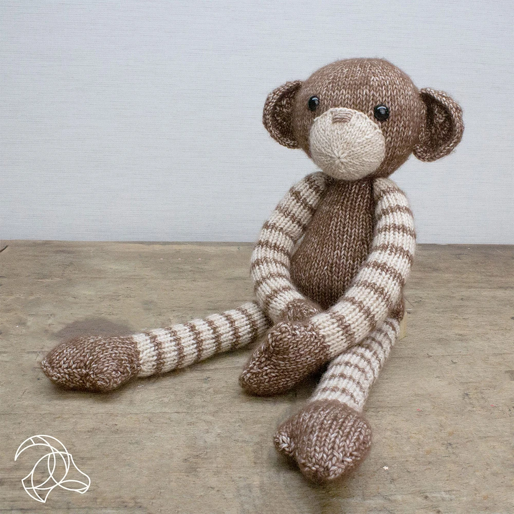 DIY Knitting Kit - Malinda Monkey