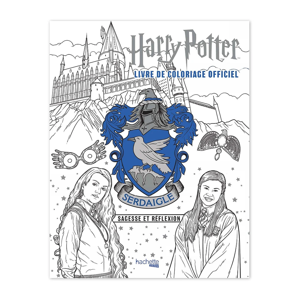 Harry Potter - Serdaigle - le livre de coloriage officiel: Sagesse et réflexion - French Ed.