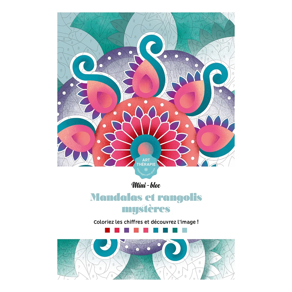 Mini-bloc : Mandalas et rangolis mystères - French Ed.