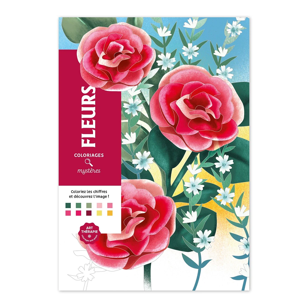 Coloriages : Fleurs - French Ed.