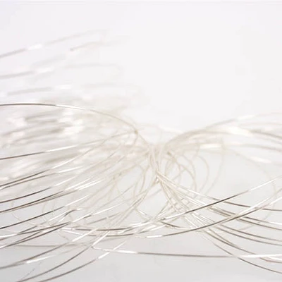 Silver Plated Round Metal Wire