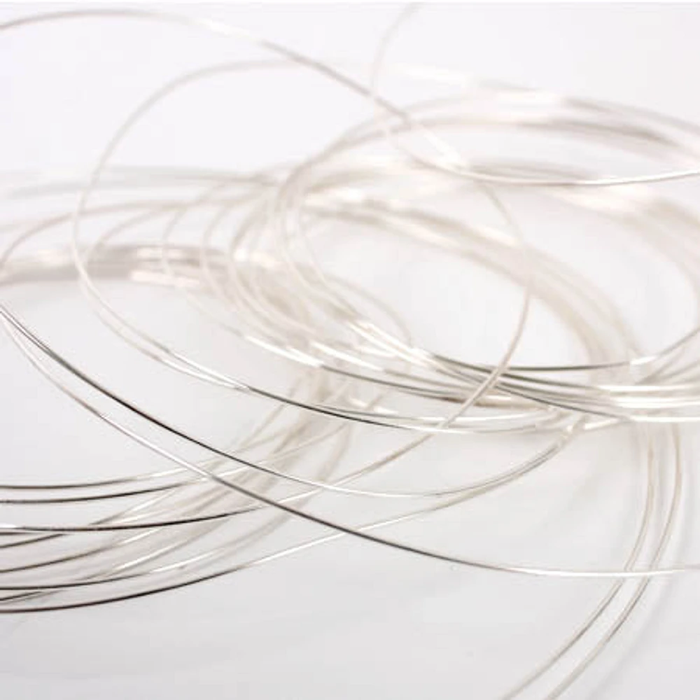 Silver Plated Round Metal Wire