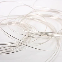 Silver Plated Round Metal Wire