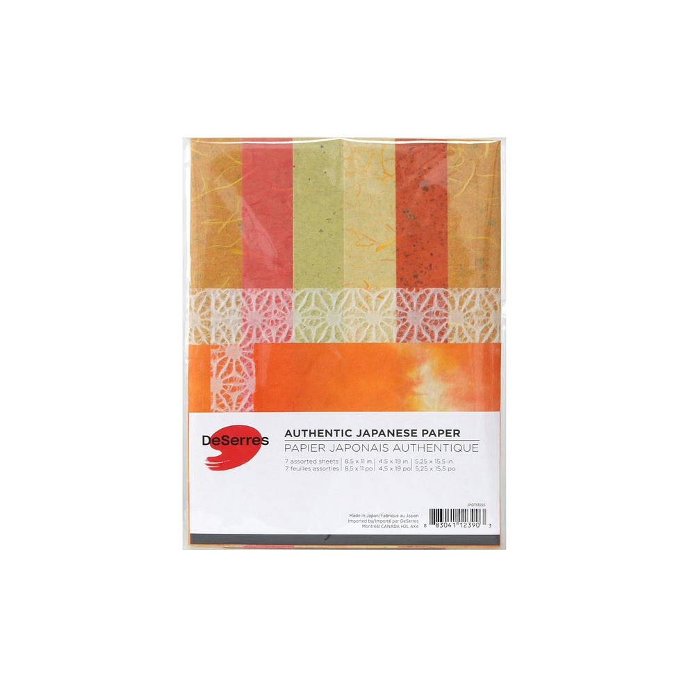 Sheet Authentic Japanese Paper Pack