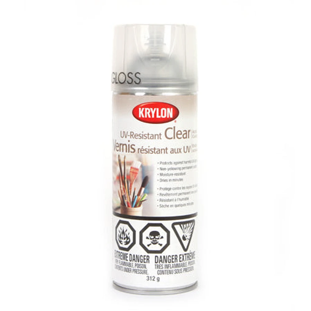 Varnish clear spray anti-uv