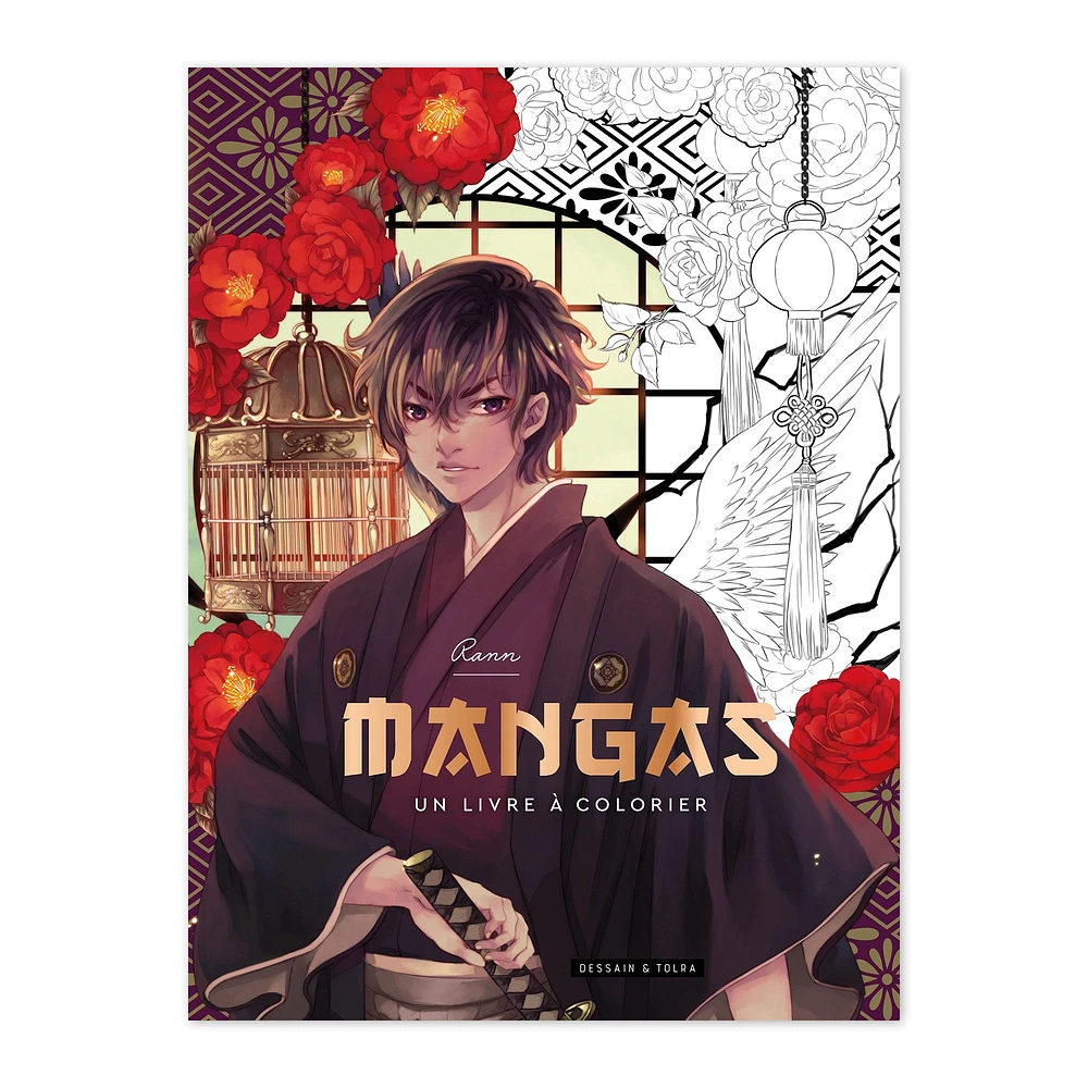 Mangas : un livre à colorier - French Ed.