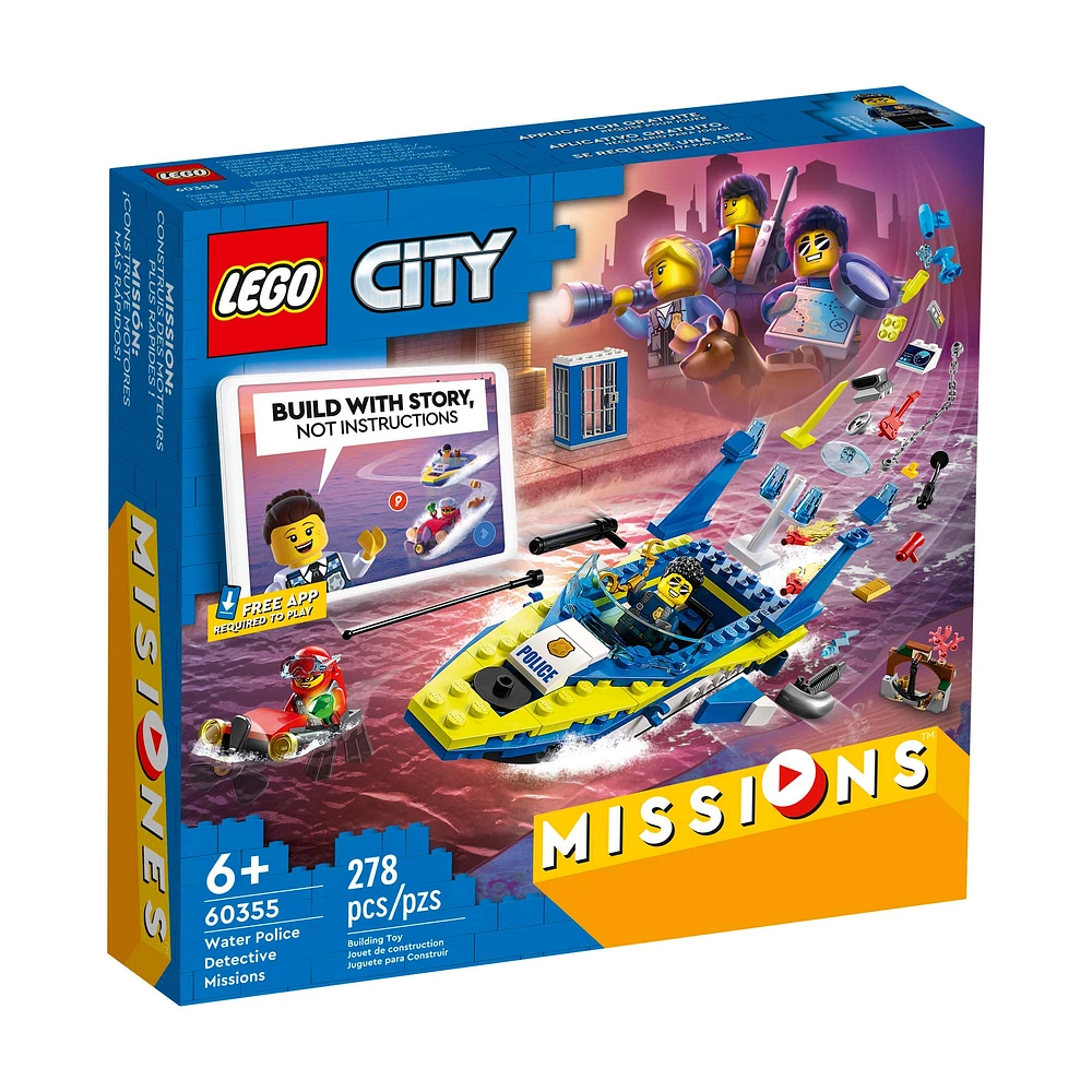 LEGO® City - Les missions d’enquête de la police aquatique