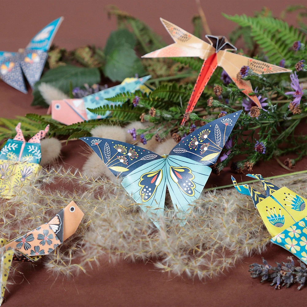 Patterned Origami Sheets - Insects
