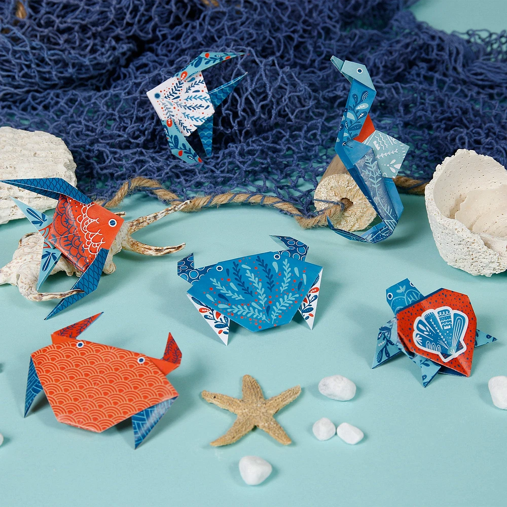 Patterned Origami Sheets - Marine Wildlife