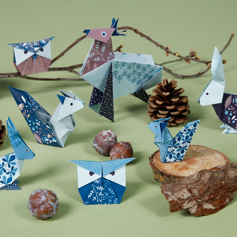 60-Sheet Origami Kit - Forest Animals