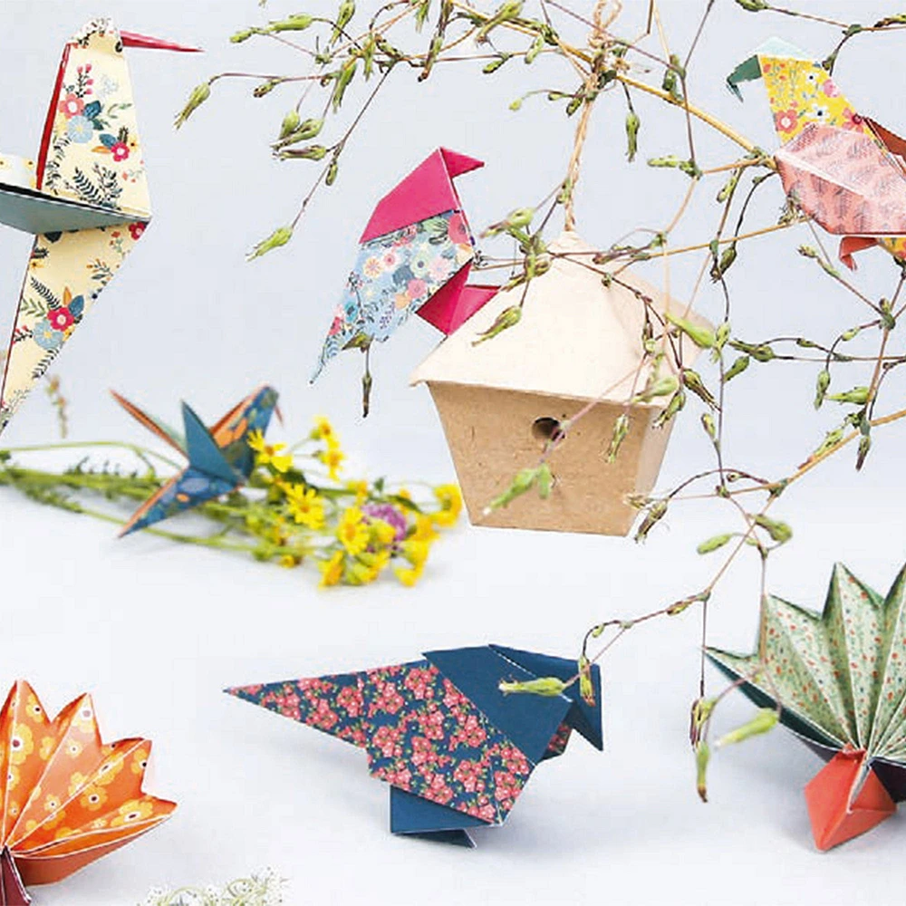 60-Sheet Origami Kit - Birds