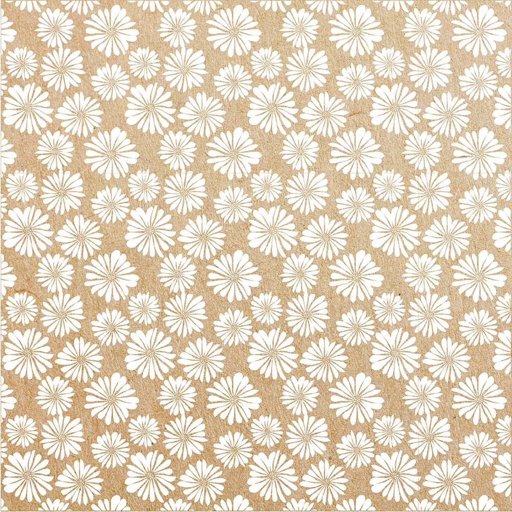 A4 Printer Paper Pad - Floral Kraft