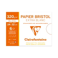 Bristol Paper Pouch - Extra White