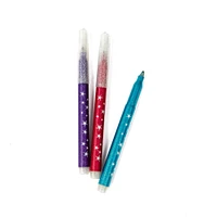 6-Pack Glitter Felt-Tip Pens