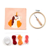 Kit punch needle - licorne