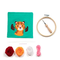 Kit punch needle - tigre