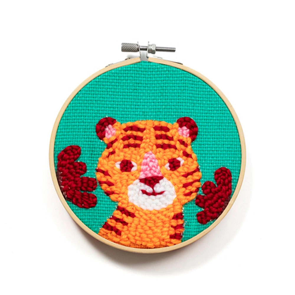 Kit punch needle - tigre