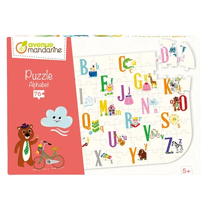 76-Piece Educational Puzzle - Alphabet