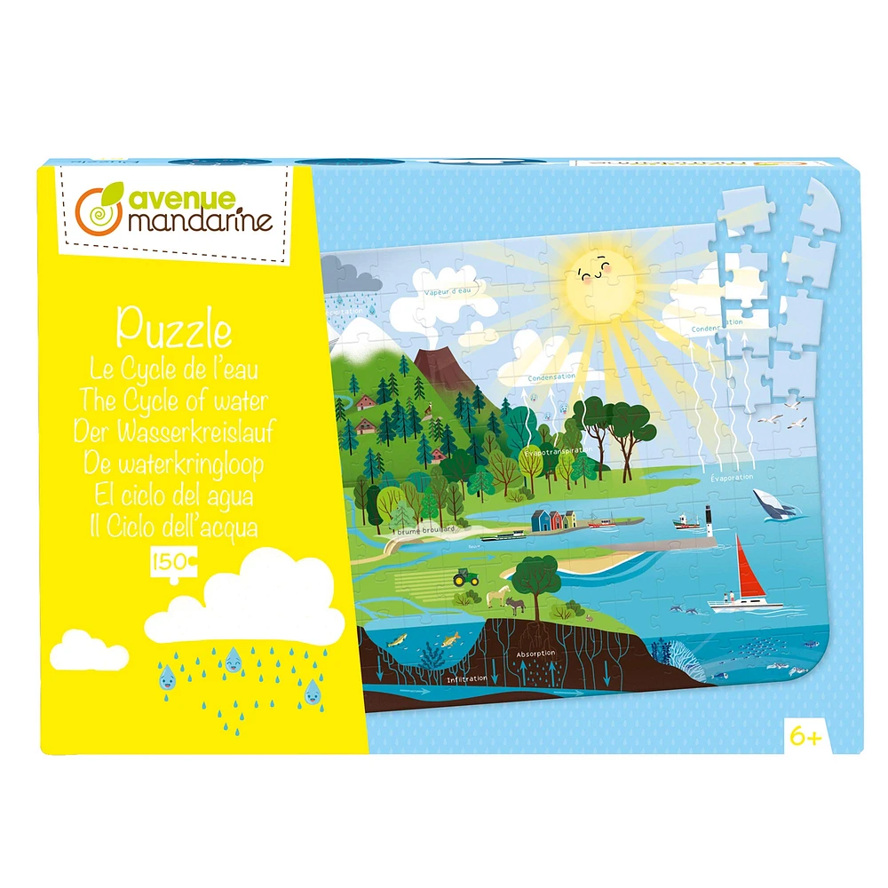 150-Piece Educational Puzzle - "The Water Cycle"