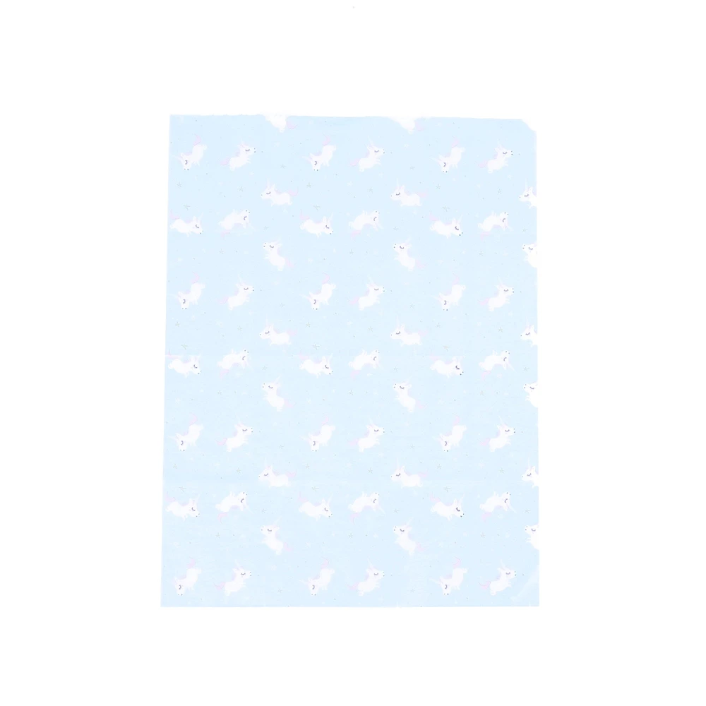 Printed Paper - Unicorns/Blue