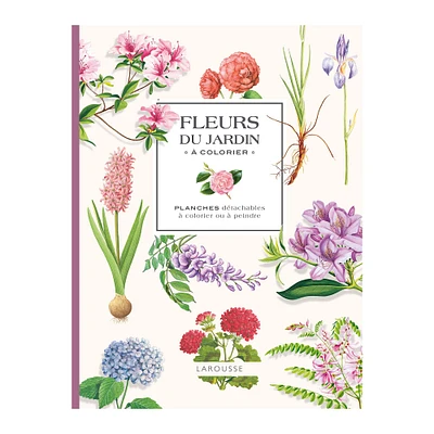 Mes fleurs du jardin à colorier - French Ed.