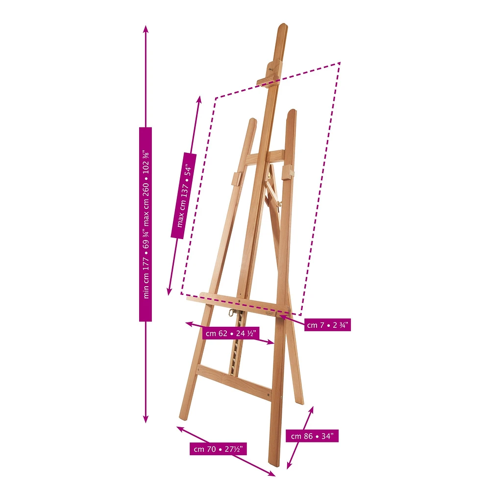 Big Lyre Easel