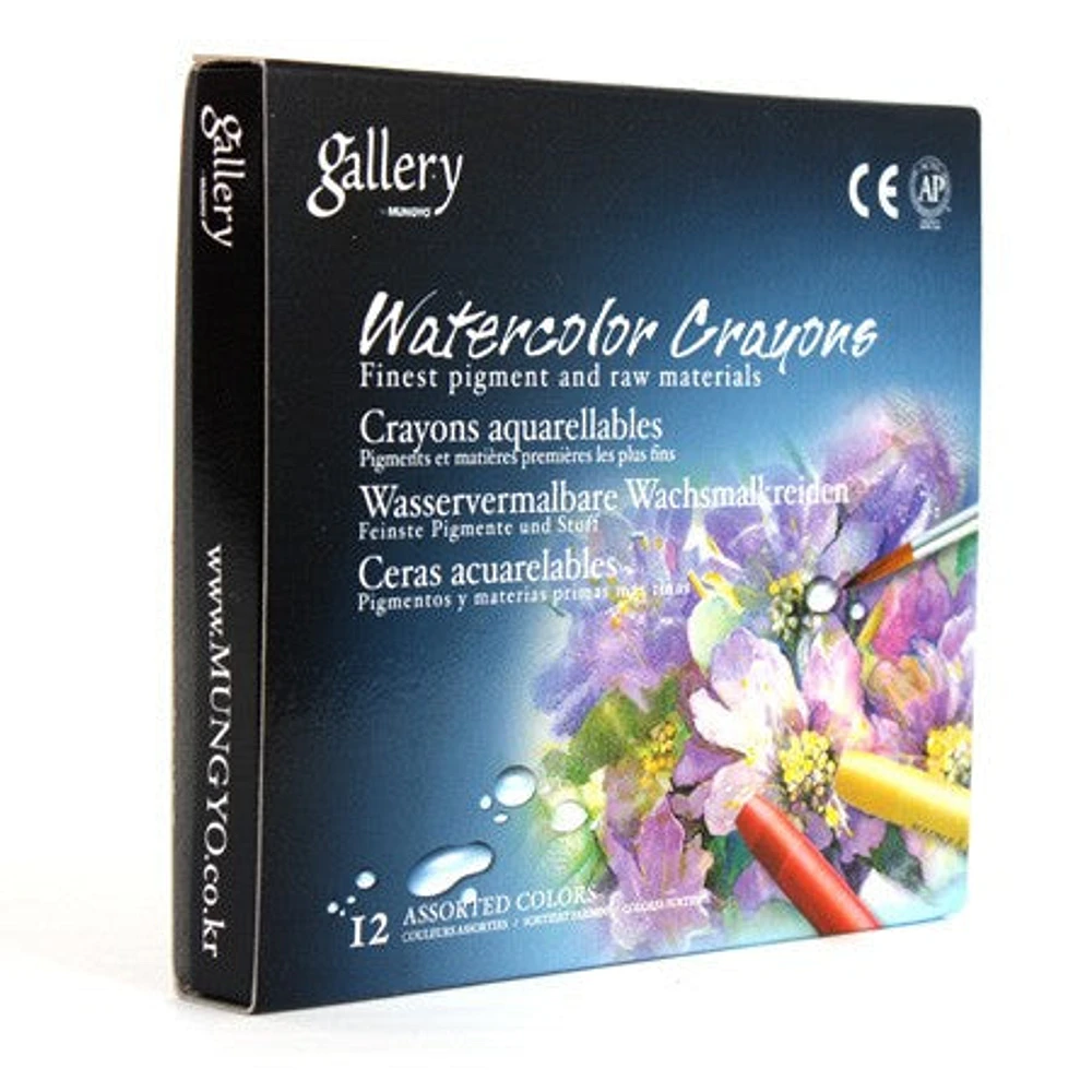 Box of 12 Watercolour Crayons