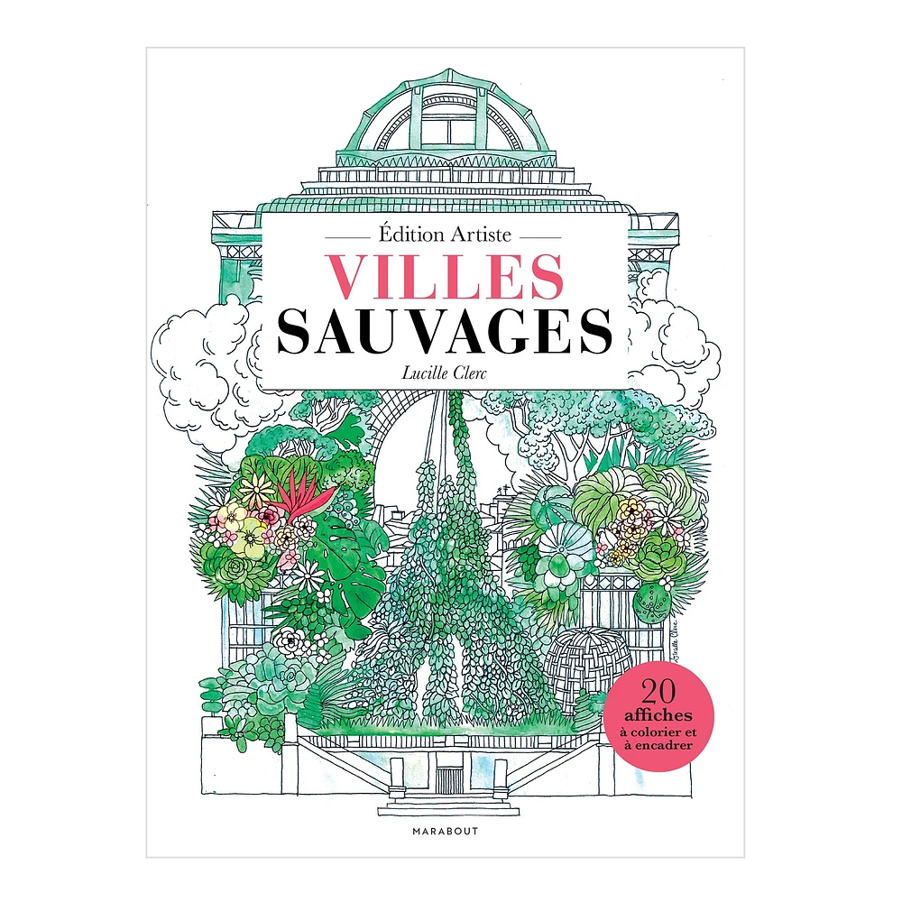 Villes sauvages à colorier - French Ed.