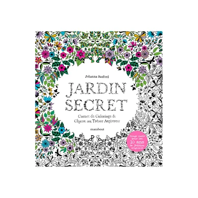 Jardin secret : Carnet de coloriage & chasse au trésor antistress