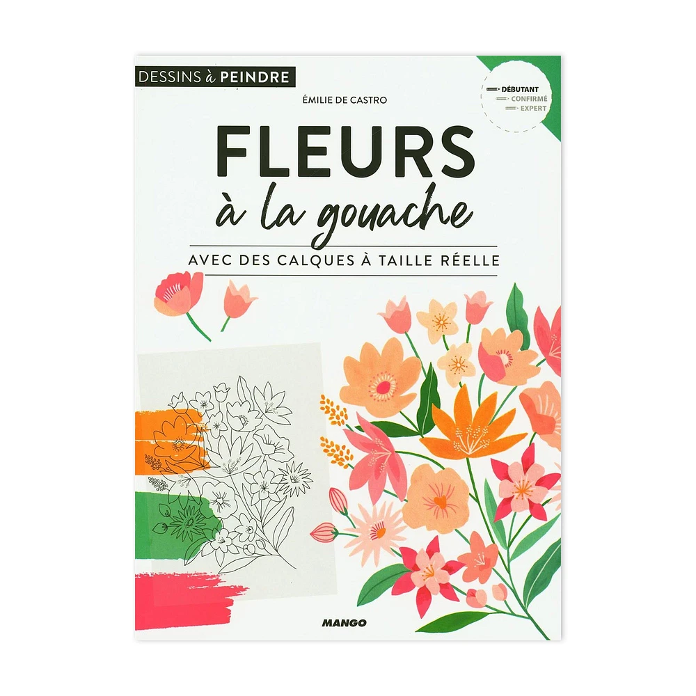 Fleurs à la gouache