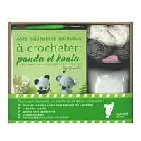 Mes adorables animaux à crocheter : panda et koala - éd. française