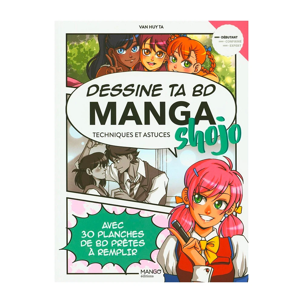 Dessine ta BD manga shojo