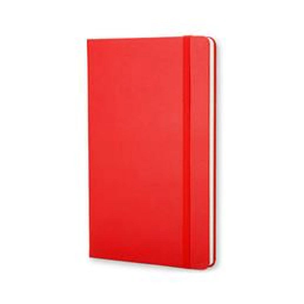 Carnet quadrillé grand format - Rouge