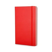 Carnet quadrillé grand format - Rouge