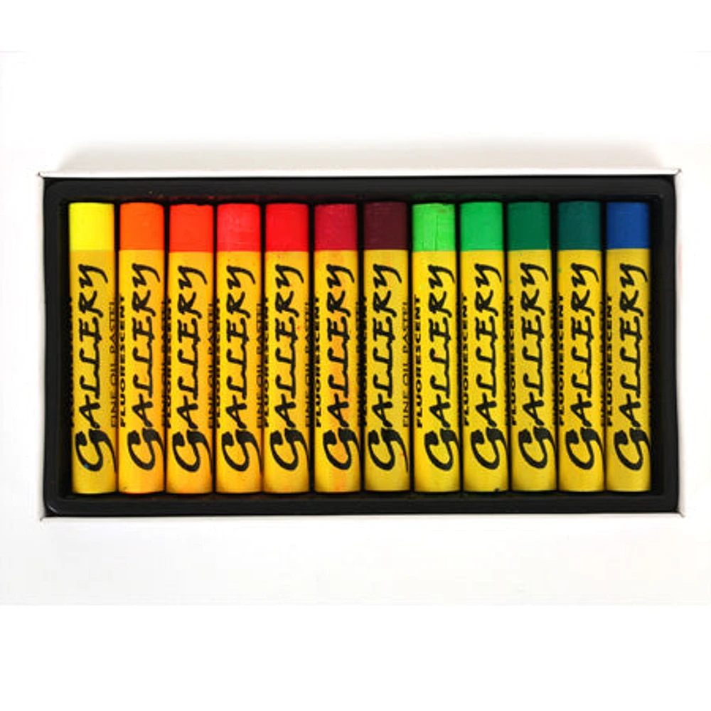 Artists' Oil Pastel Set - Fluorescent