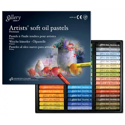 Ens. 48 pastels à l'huile tendres pour artistes