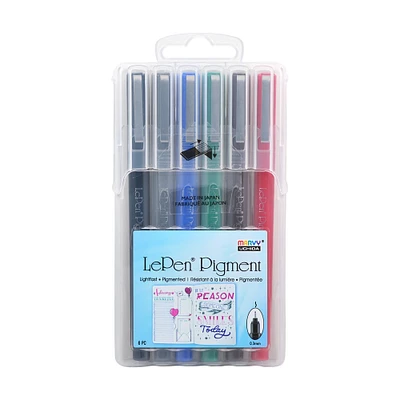 6-Pack Le Pen Fineliners - Primary Colours
