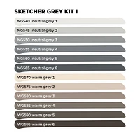 Ens. 12 marqueurs Sketcher