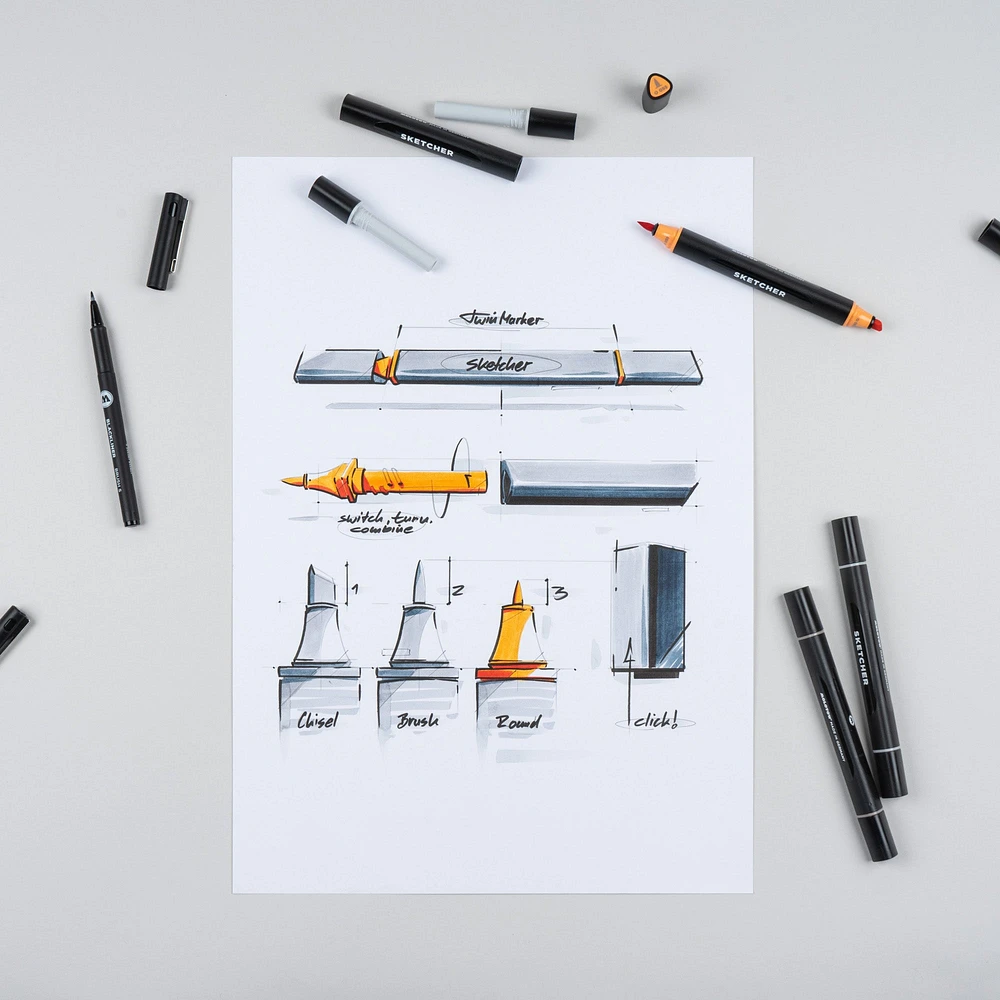 Ens. complet marqueur Sketcher