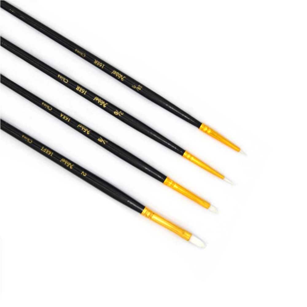 Synthetic detail brushes, set of 4