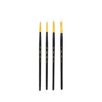 Synthetic detail brushes, set of 4