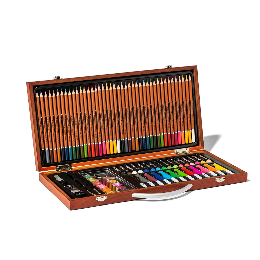 87-Piece Wooden Artist’s Case