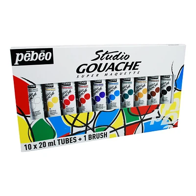 Studio Gouache Starter Pack - 10 x 20 ml