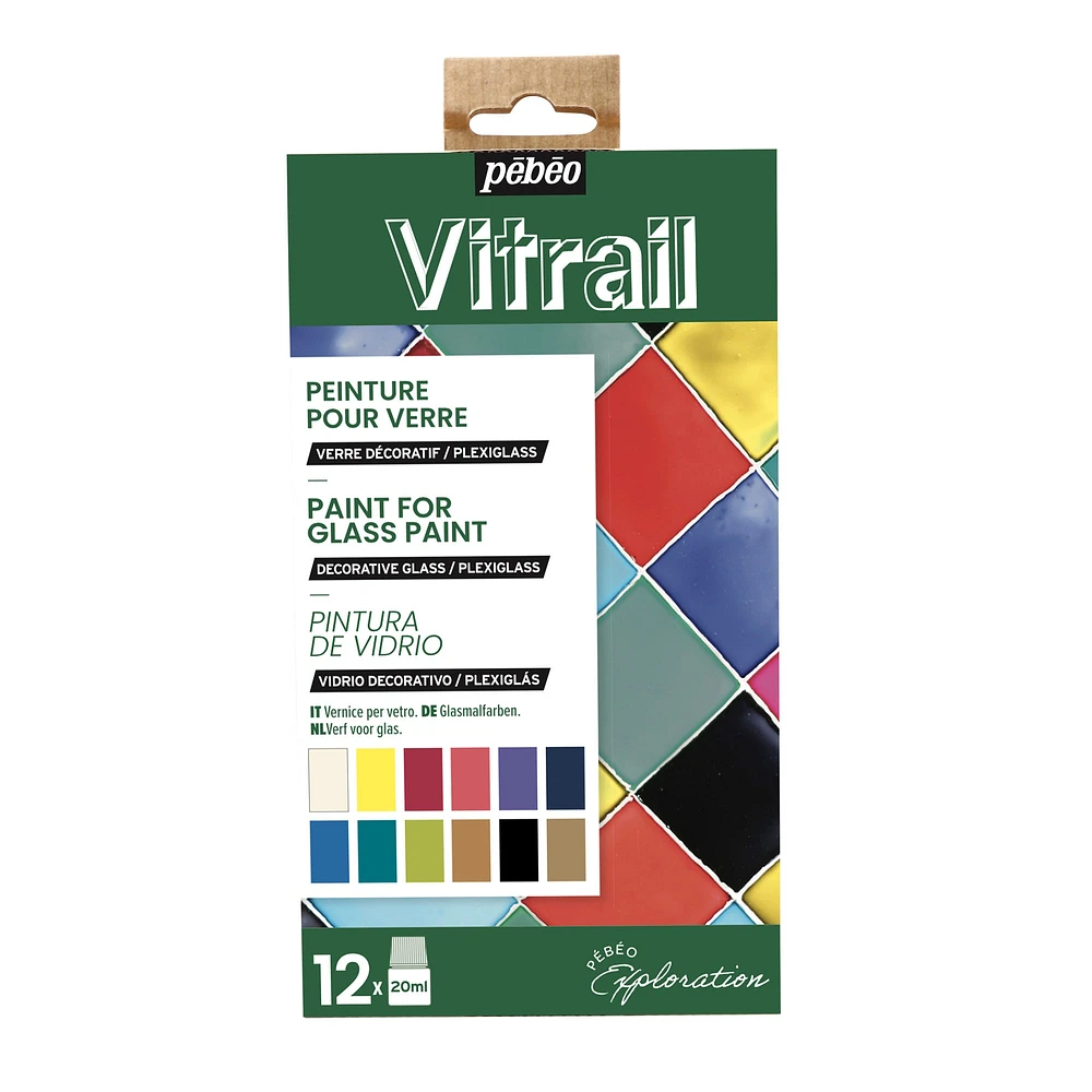 Ens. d'exploration Vitrail - 12 x 20 ml