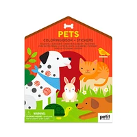 Colouring Book & Stickers: Pets - éd. anglaise