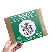 DIY Cross Stitch Kit - Potting Bench