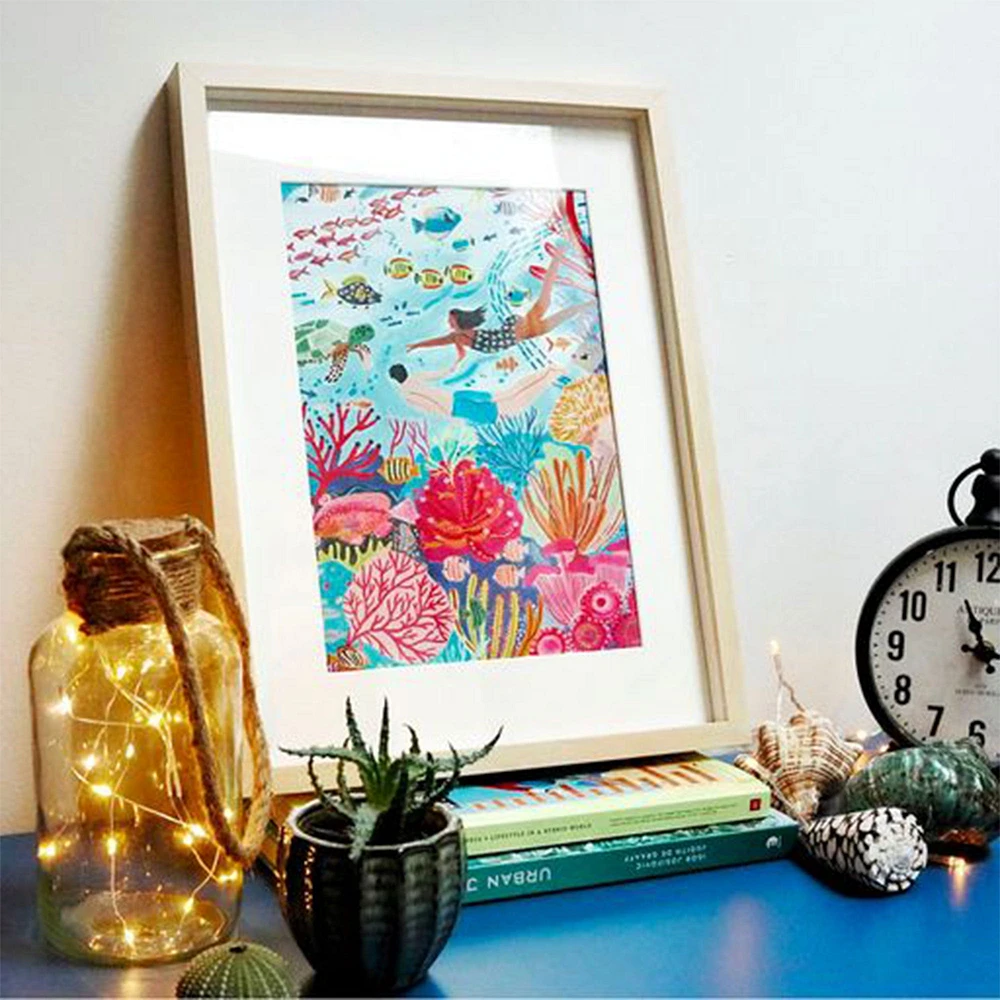 Kit peinture à numéros Petit Pinceau - « Récif de corail »