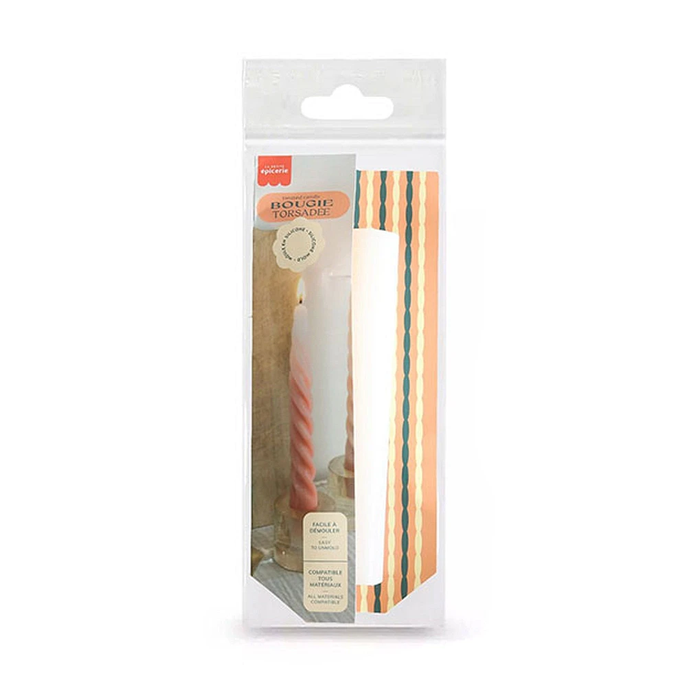 Silicone Mould - Spiral Candle