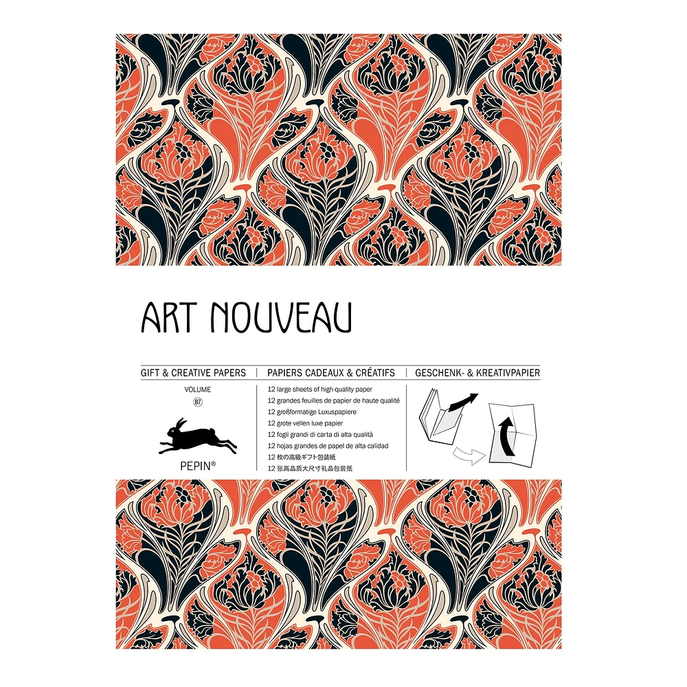 Gift & Creative Paper Book - Art Nouveau